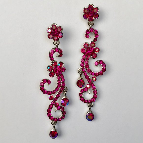Iridescent Pink Earrings
